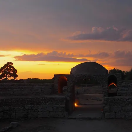 Tatil Evi Casa Athena A 100 M Dal Mare Con Parcheggio Privato Gratuito Paestum